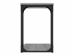 Clicnbuy Mesa auxiliar madera contrachapada Sonoma 50x35x52 cm Gris Online