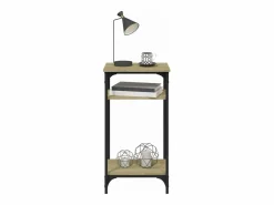 Mesa auxiliar madera contrachapada roble Sonoma 40x30x75 cm^Clicnbuy