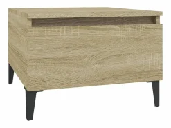 vidaxl Mesa auxiliar madera contrachapada roble Sonoma 50x46x35 cm Color natural claro Sale
