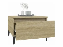 vidaxl Mesa auxiliar madera contrachapada roble Sonoma 50x46x35 cm Color natural claro Sale