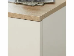 Sobuy Mesita De Noche|Mesa Auxiliar Mesita de Noche con 1 cajón Mesa para salón Comedor 20 x 35 x 60 cm FBT111-WN ES