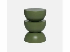 Sweeek Mesa auxiliar o mesita de metal Verde Discount