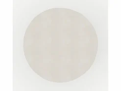 Rendez-Vous Déco Mesa auxiliar redonda blanca de fibra de arcilla efecto cemento D35 cm - Capri Blanco Best