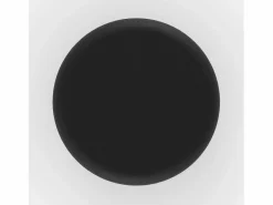 Rendez-Vous Déco Mesa auxiliar redonda de metal - Cléo Negro Outlet