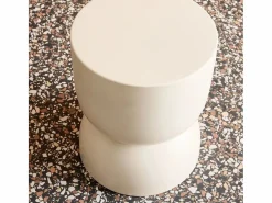 Sweeek Mesa Auxiliar|Mesa auxiliar, rincón de sofá, mesita metal ø32 x h42cm