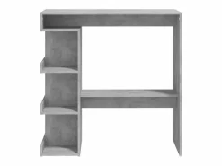Mesa bar almacenaje contrachapada hormigón 100x50x101,5 cm ES695107^ New
