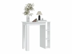 Mueble Bar|Mesa bar con estante madera contrachapada 102x50x103,5cm ES428296