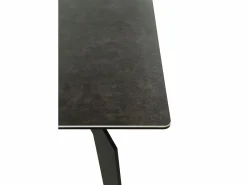 Mesa cerámica con patas de metal 150x91 Gris Sale