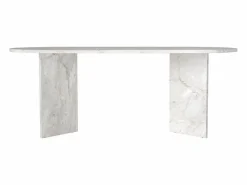 Mesa comedor 8 personas - Efecto mármol - TOPANIA^Vente-unique Sale