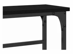 Clicnbuy Consola|Mesa Consola con estante Roble 75 x 19.5 x 75 cm