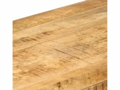 vidaxl Mesa consola de madera maciza de mango 110x30x76 cm Color natural claro Hot