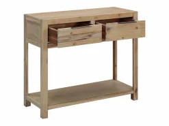 Mesa consola de madera maciza de acacia 82x33x73 cm^vidaxl Clearance
