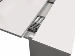 Vente-unique Mesa consola extensible para 12 cubiertos - 6 extensiones - - ONEGA Blanco Online