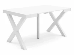 Mesa Consola extensible, 140x90x73cm, Para 6 comensales, Patas madera maciza,^Skraut Home