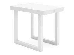 Mesa Consola extensible, 160x90x73cm, Para 8 comensales, Patas madera maciza,^Skraut Home Hot