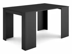 Skraut Home Mesa Extensible|Mesa Consola extensible, 140x90x77cm, Para 6 comensales, Comedor y cocina,