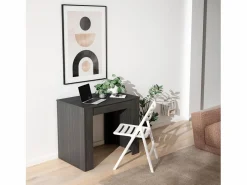 Skraut Home Mesa Extensible|Mesa Consola extensible, 140x90x77cm, Para 6 comensales, Comedor y cocina,