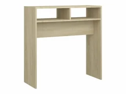 Mesa consola madera contrachapada roble Sonoma 78x30x80 cm^vidaxl Discount