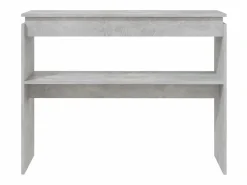 Clicnbuy Mesa consola madera contrachapada hormigón 102x30x80 cm Gris Best