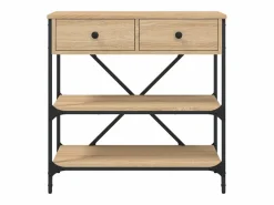 vidaxl Consola|Mesa consola madera de ingeniería roble Sonoma 75x34,5x75 cm