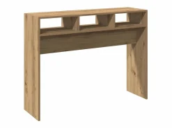 Mesa consola madera de ingeniería roble artesanal 105x30x80 cm^Clicnbuy Outlet