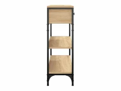 Clicnbuy Consola|Mesa consola madera de ingeniería roble Sonoma 72,5x25x75 cm
