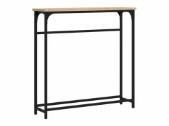 Clicnbuy Consola|Mesa consola madera de ingeniería roble Sonoma 75x19,5x75 cm