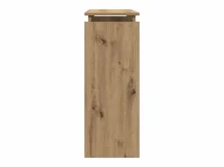 Clicnbuy Consola|Mesa consola madera de ingeniería roble artesanal 80x30x80 cm