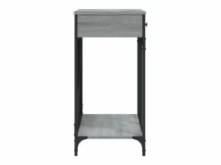 Clicnbuy Mesa consola madera de ingeniería Sonoma 100x39x78,5 cm Gris