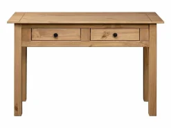vidaxl Mesa consola madera maciza pino Panamá Range 110x40x72 cm Color natural claro Sale