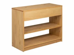 Clicnbuy Consola|Mesa consola SAUDA madera maciza de pino roble 89,5x36,5x73 cm