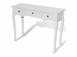vidaxl Consola|Mesa consola tocador con tres cajones s