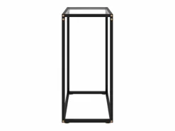 Clicnbuy Mesa consola vidrio templado 60x35x75 cm Transparente New