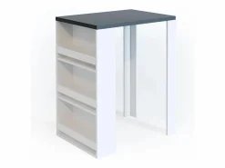 Vicco Mesa de bar antracita/blanco 57x80x106 Gris antracita Hot