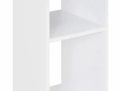 Clicnbuy Mesa de bar color y gris antracita 60x60x110 cm Blanco New