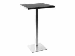 Mesa de bar diseño cuadrado pata central JORY^Miliboo Outlet