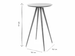 Miliboo Mesa de bar fresno NORDECO Beige Best
