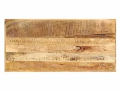 Mueble Bar|Mesa de bar madera maciza de mango rugosa 120x58x107 cm ES138210