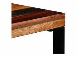 Clicnbuy Mesa de bar madera maciza reciclada 70x70x106 cm Marru00f3n Best
