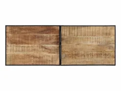 vidaxl Mesa Alta|Mesa de bar madera maciza de mango rugoso 150x55x107 cm
