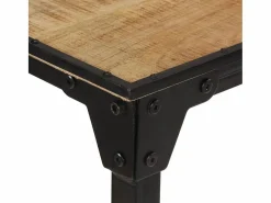 vidaxl Mesa Alta|Mesa de bar madera maciza de mango rugoso 150x55x107 cm