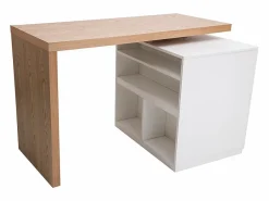 Mesa de bar modulable con almacenaje mate y roble A91 cm MAX^Miliboo Online