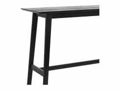 Rendez-Vous Déco Mesa Alta|Mesa de bar rectangular para 4 personas en madera negra 120 cm - Buvette