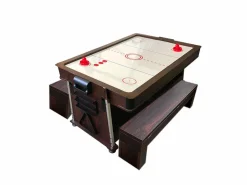 Mesa de billar 7 pies Multijuego Air Hockey + Ping Pong - Stark con bancos^ELITESHOPPING Online