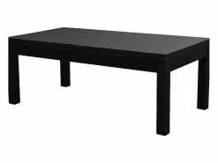 Rendez-Vous Déco Mesa de billar convertible negra con alfombra - Eddie Verde Hot