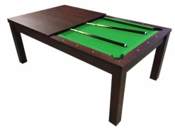 ELITESHOPPING Mesa de billar convertible de 7 pies - Atremis Verde Outlet