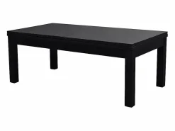 Rendez-Vous Déco Mesa de billar convertible negra con alfombra - Eddie Gris