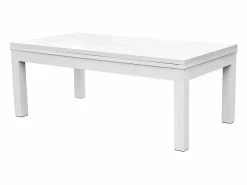 Rendez-Vous Déco Billar|Mesa de billar convertible blanca con alfombra - Eddie
