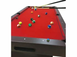 ELITESHOPPING Billar|Mesa de billar moderna de 8 pies con bancos de almacenamiento - Thanos