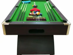 ELITESHOPPING Billar|Mesa de billar moderna de 7 pies completa con accesorios – Cronos